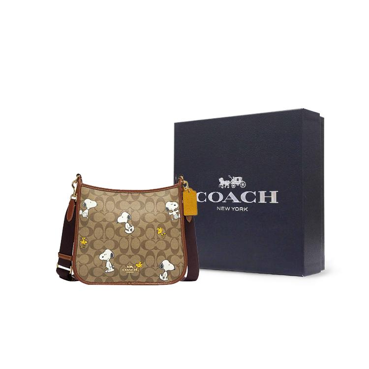 New Snoopy X COACH Dempsey Crossbody Bags CF294-IMT1O