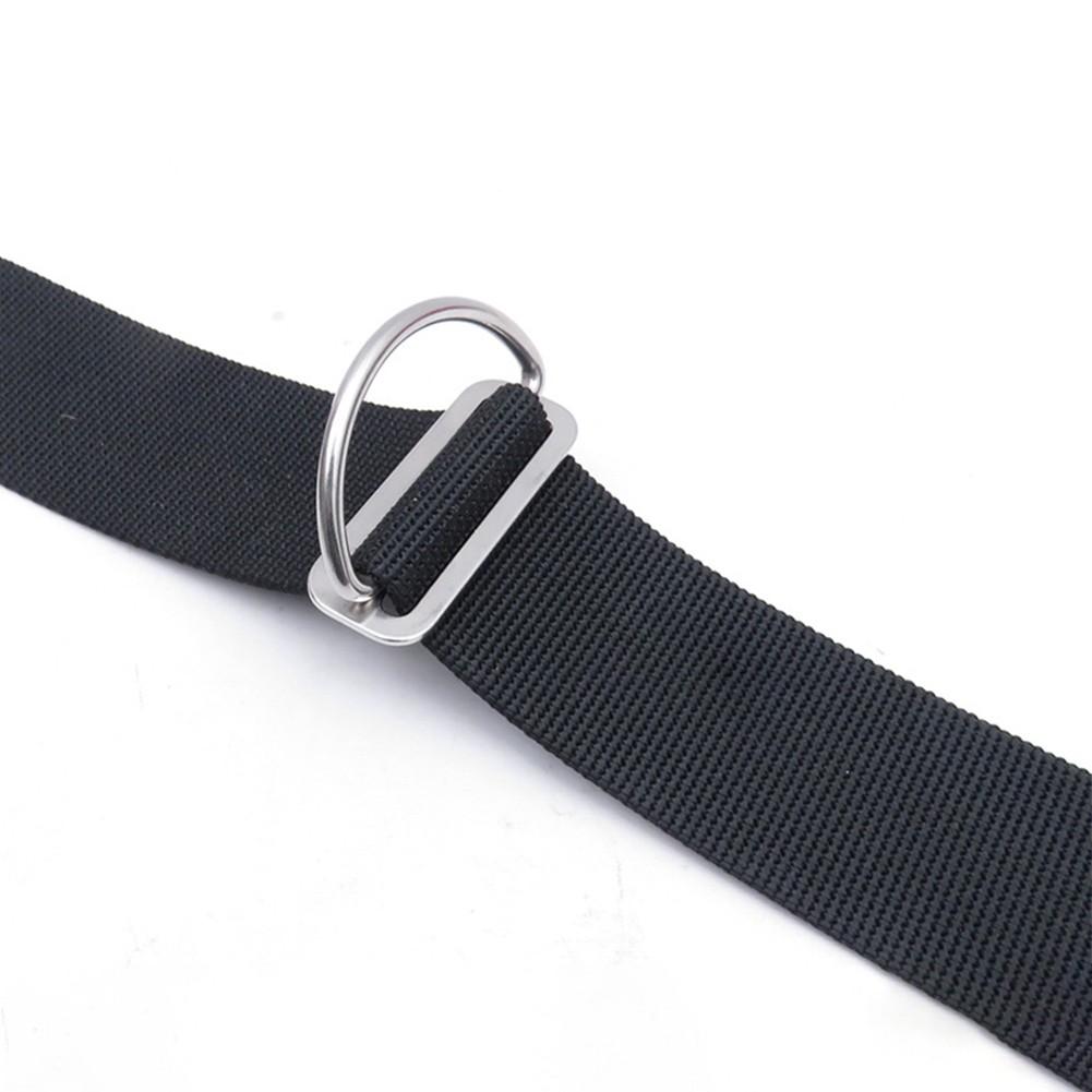 Belt Keeper D Ring Lightweight Portable Silver Stainless Steel