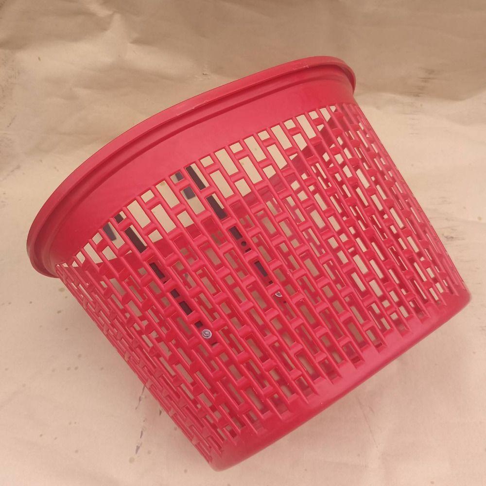 Mehrfarbige Fahrradaufbewahrungstasche Kunststoff Studenten Vorderradkorb Hinterradzubehör