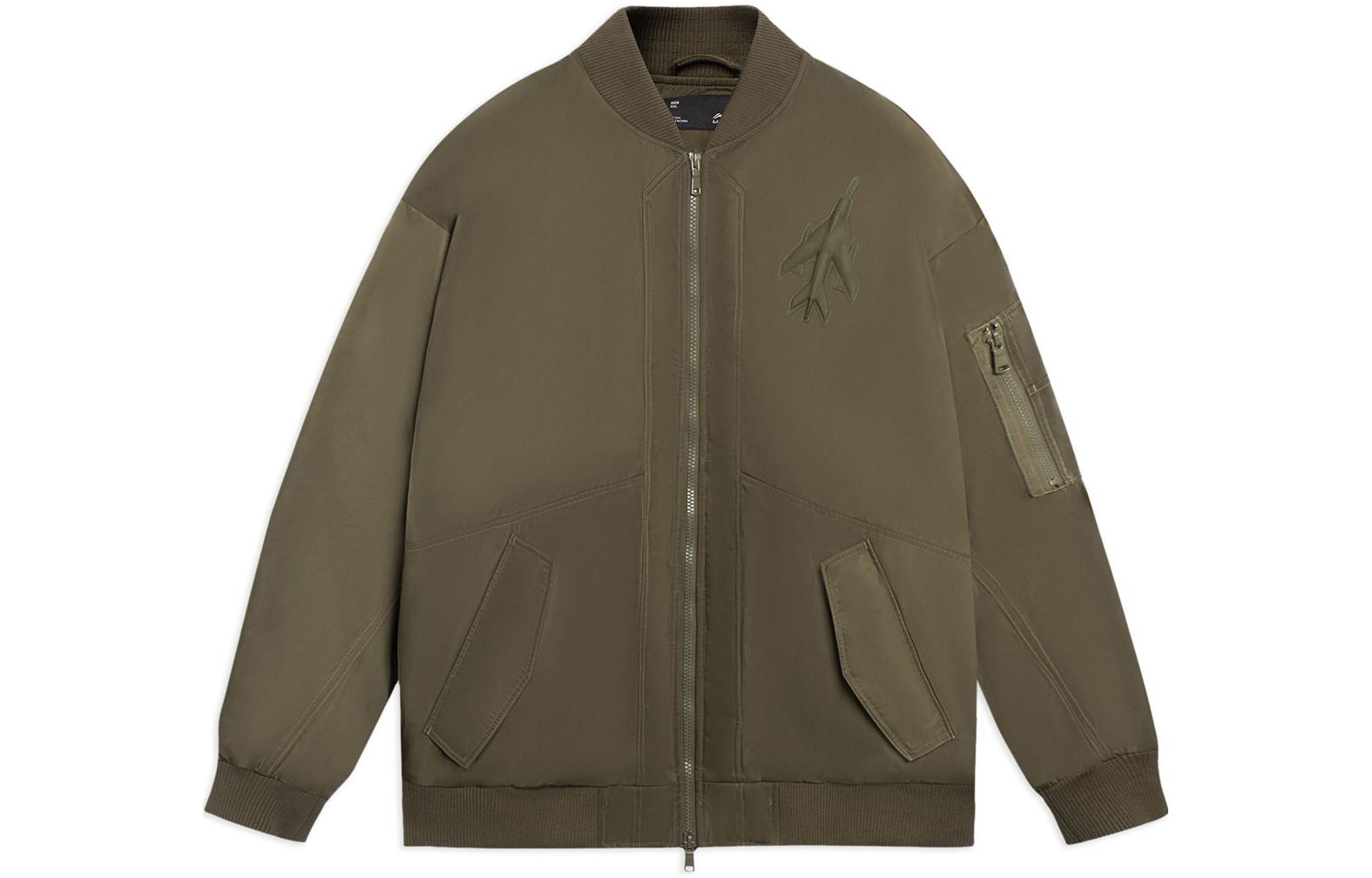 Li Ning CF Tracing Down Jacket Unisex Olive Green AYMS407-1 XL