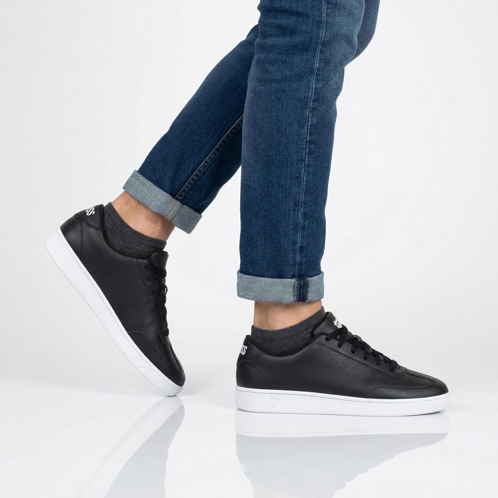 K-SWISS Court Balboa - Herren Sneakers Schuhe Schwarz 04736-067-M ORIGINAL