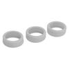 3PCS Silicone Ring Covers for Smart Ring Scratch Resistant Skin Friendly Elastic Ring Protector Protective Sleeve Grey S for Size 6 7 8 9 10