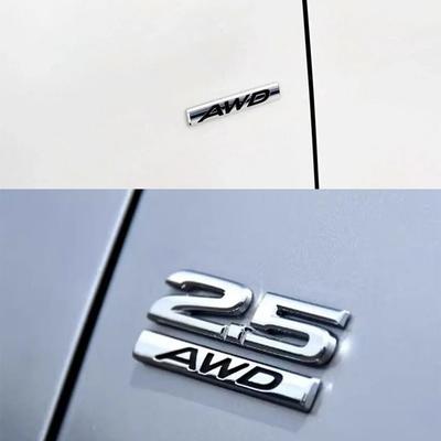 3D 2.5 AWD for CX-5 CX-7 CX-9 RX7 RX8 626 MX5 Car Fender Side Trunk Nameplate Decal Emblem Badge Sticker