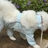 4-Leg Dog Raincoat Anti-Dirt Insect-Repellent Outdoor Vest Border Collie Golden Retriever Samoyed Large Medium Small Breeds