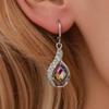 Colorful Seven-Color Zircon Ear Cuffs & Tassel Earrings for Women
