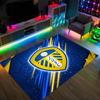 Design Calcio Leeds United Tappeto in Velluto di Cristallo Accogliente Non?Tappeto Stampato Antiscivolo per Camera da Letto Soggiorno Ingresso