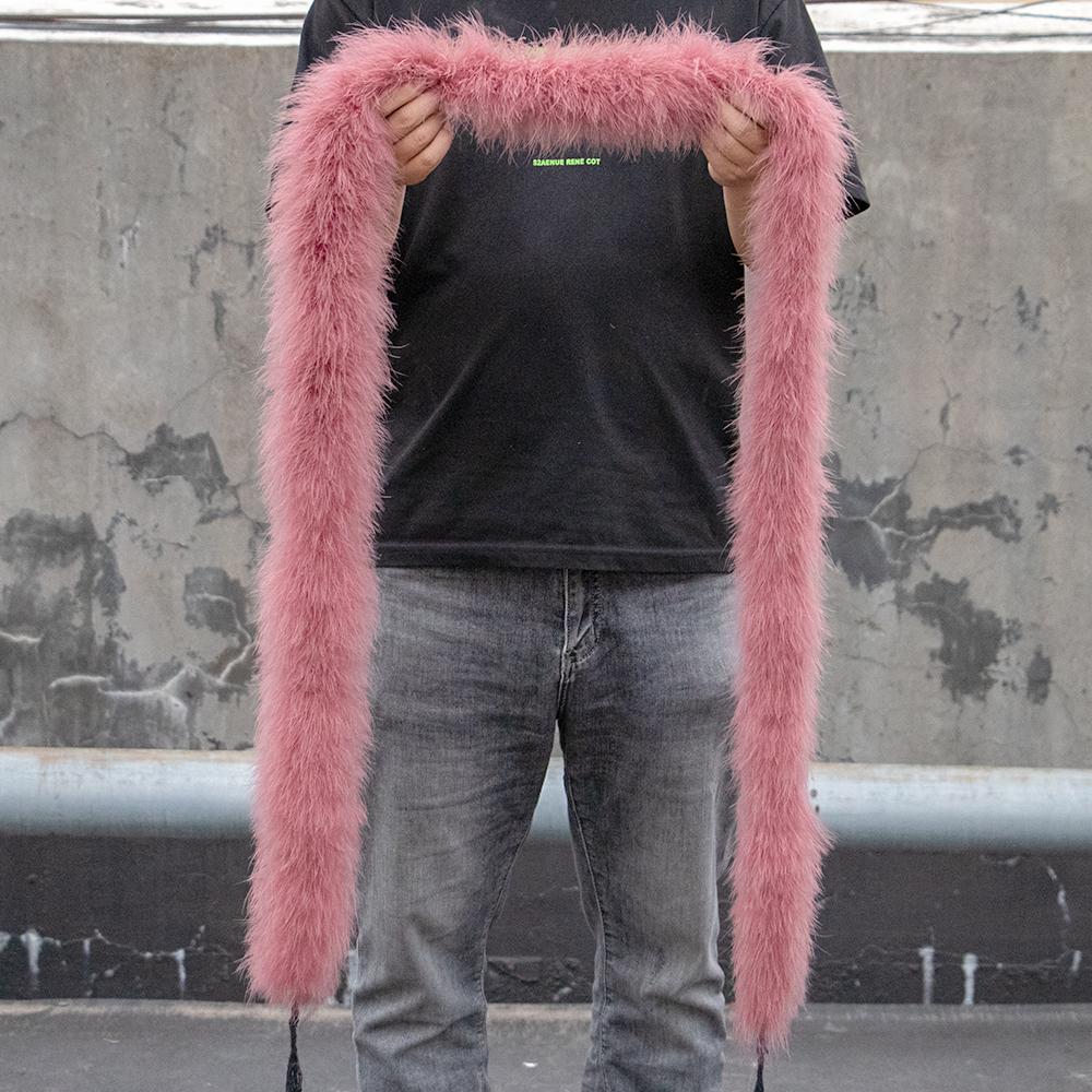 2Yards Colorful Marabou Feather Boa 50g Turkey Plumes Boas Shawl for Wedding Cosplay Clothing Accessory Decoration Plumas Boa