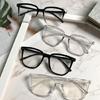 Glasses Lightweight Oversized Frame for Women Men Teenagers for Everyday Use Cosplay Fashionable Photo Props