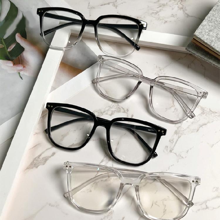 Glasses Lightweight Oversized Frame for Women Men Teenagers for Everyday Use Cosplay Fashionable Photo Props
