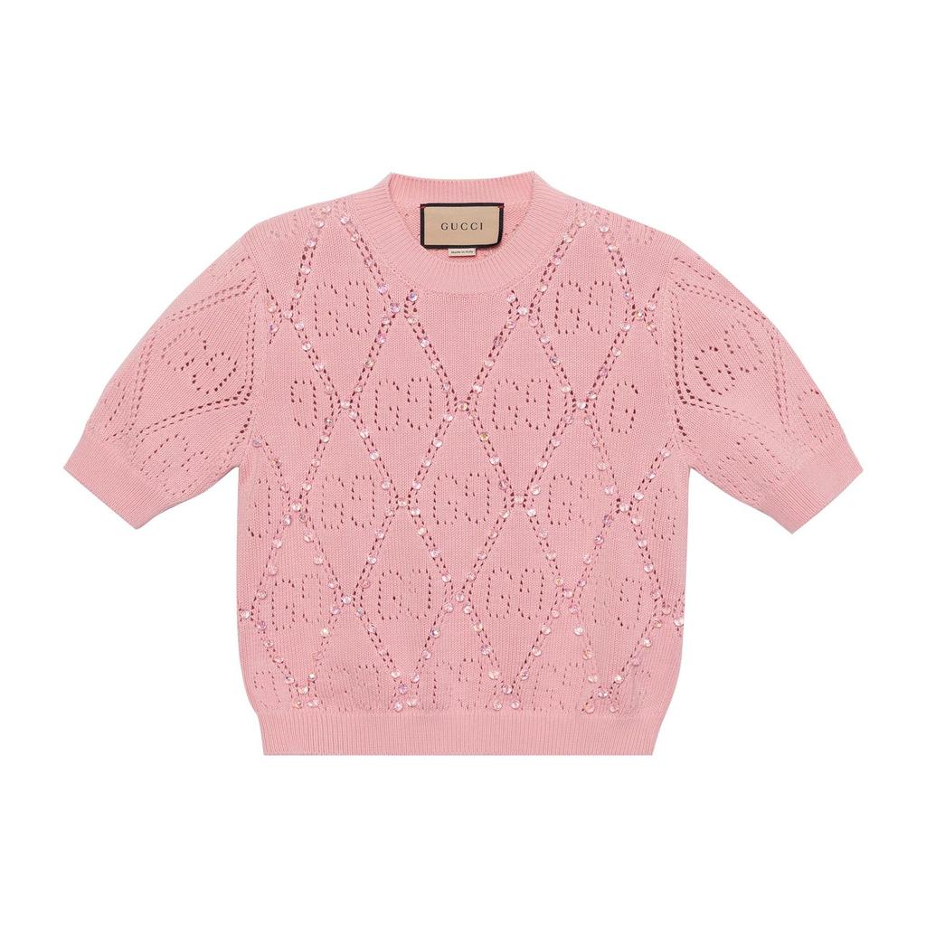 GUCCI SS22 Knitwear Women's Pink 691710-XKCAT-5307