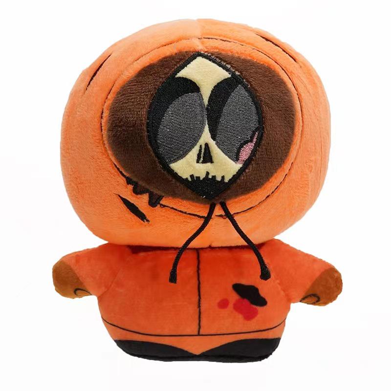 South Park Plush Toy Set: Skull Kenny, Cartman, Kyle, Butters, Stan with Go-Karts.