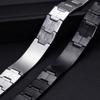 Simple Bracelet Geometric Cross Men's Bracelet Black and White Watch Chain Female