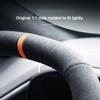 For ZEEKR 001 Zeekr 7X 2024 2025 Super Suede Car Steering Wheel Cover Hand-stitched Sport Styling Interior Accessoryes