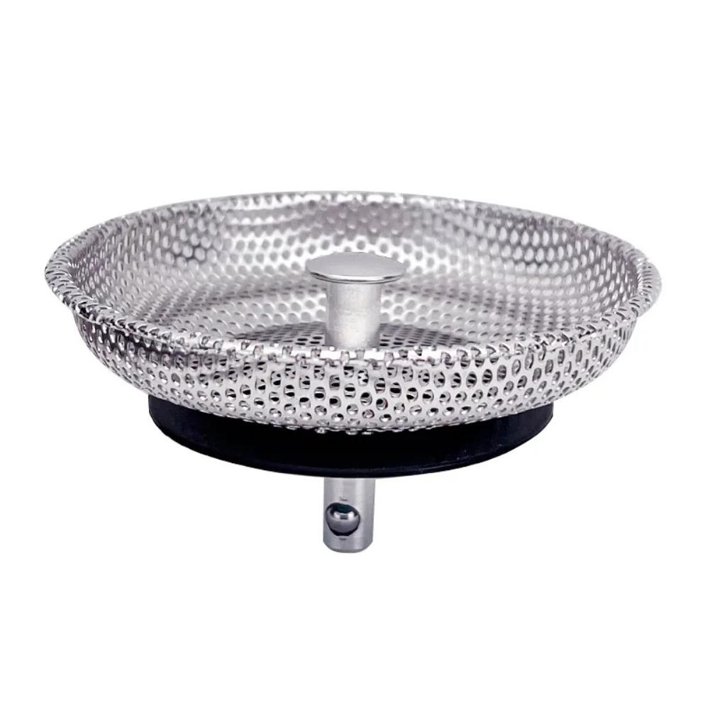 Sink Strainer Stainless Steel Drain Filter for Kitchen Bathroom Bathtub Toilet Basins Fine Mesh Debris Catcher No Tools Needed