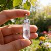 Přívěsek ze šestihranného přírodního křišťálu s leštěným povrchem pro výrobu šperků DIY