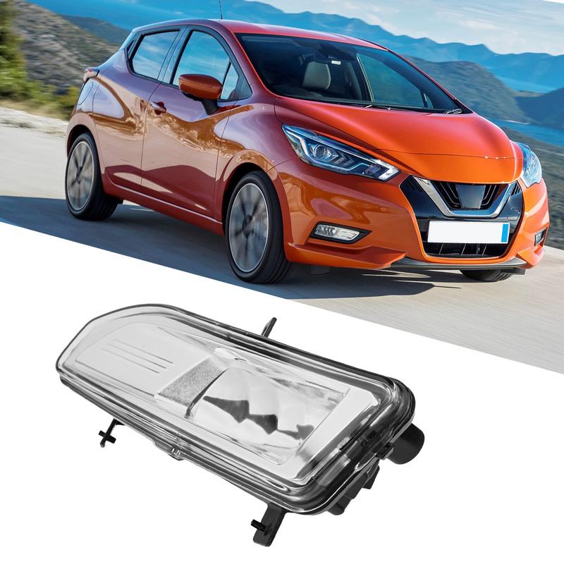 Car Maintenance White Fog Light Lamp Car Accessories Wear-Resistant Non-Deformation For Nissan Micra 2017-