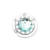 Round 12-Side Diamond Handbag Hook - Multi-Color Metal Hanger