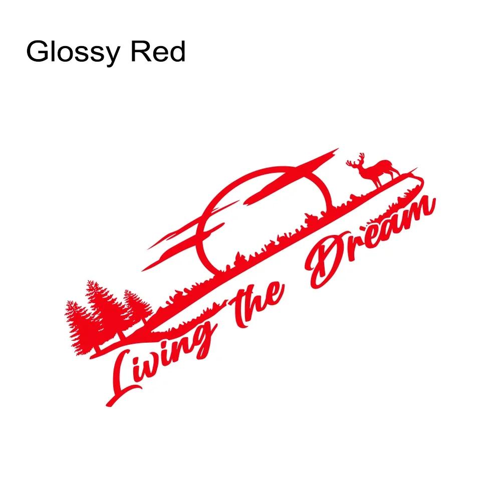 Van Hood Stickers Camper Car Bonnet Cover Graphics Living The Dream Decoration Vinyl Decals Auto Tuning Accessories