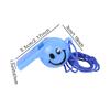 Multiple Colors Smile Face Whistle with Rope Random Mix 5/10/20PCS Pack Whistles Featival Party Atmosphere Noise Maker Props ZYF