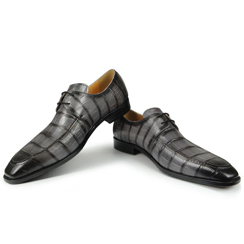 Fashion High-end Business Formal Leather Shoes Men's Derby Oxfords Shoe Handmade Youth Fashion Office Deluxe Genuine Leather Man's Shoes