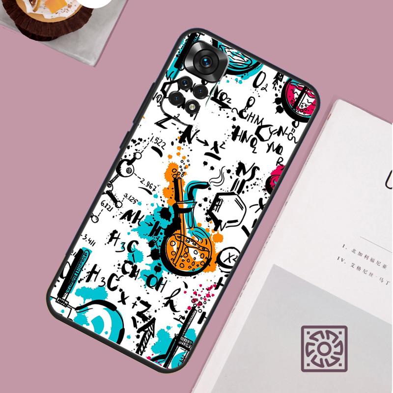 Vintage Chemistry Laboratory Case For Redmi Note 12 10 9 8 11 13 Pro 9S 10S 11S 12S Phone Cover For Redmi 12C 9C 10C 13C