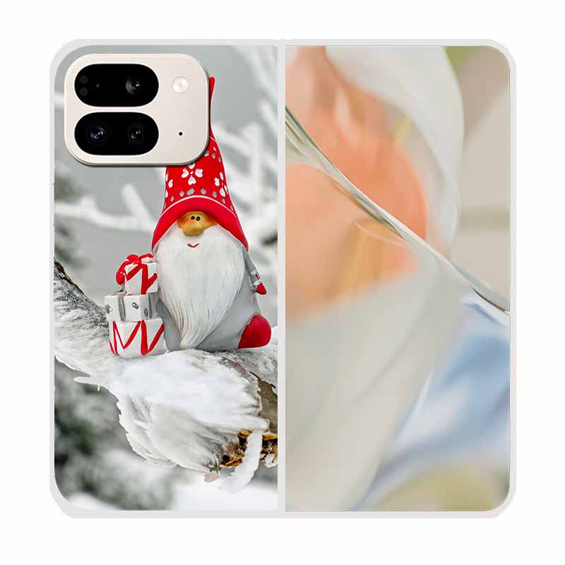 For Google Pixel 9 Pro Fold Case Pixel Fold Christmas Cute Clear Hard Plastic PC Phone Back Cover For Google Pixel9 Pro Fold 5G