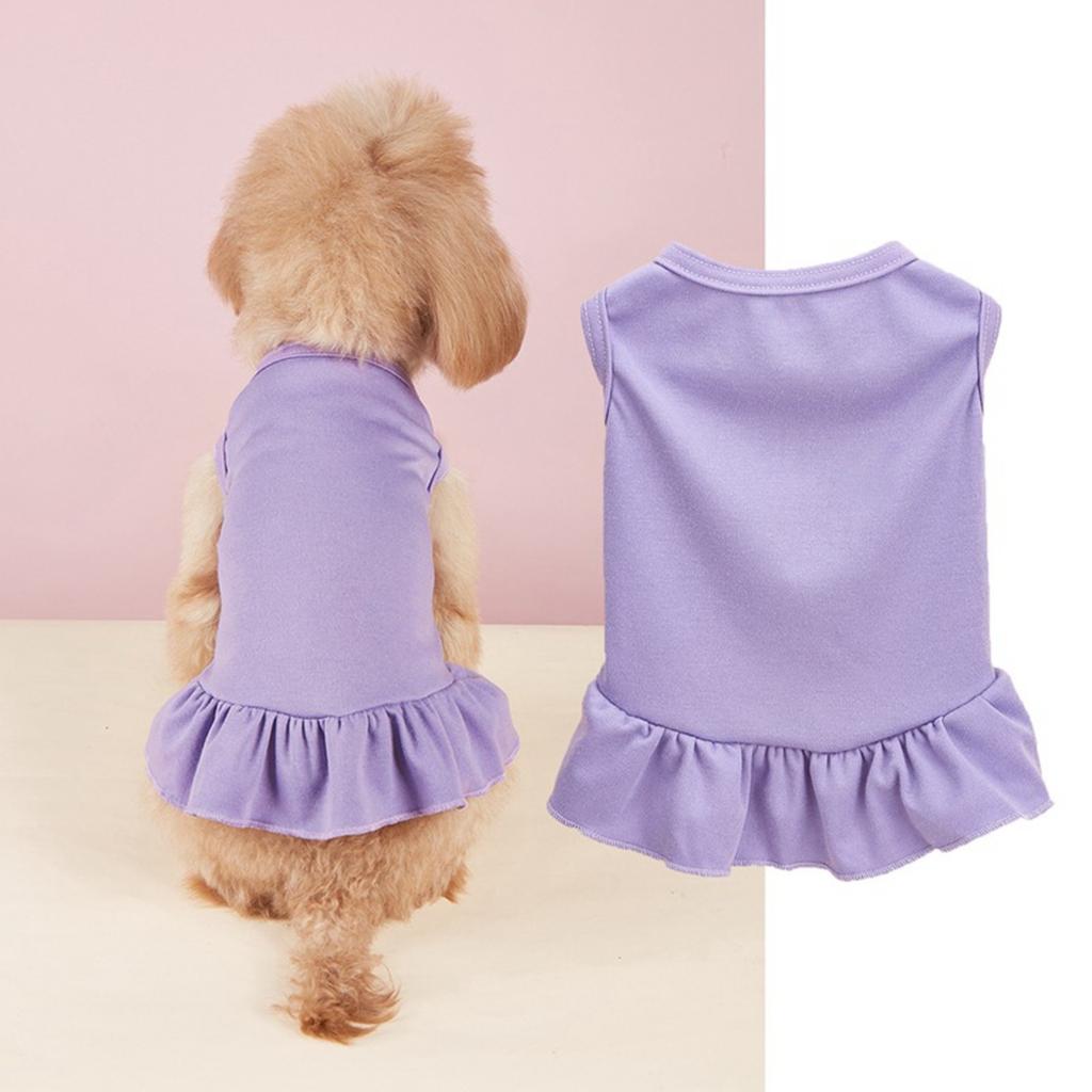 Pet Clothes Spring Summer Pet Breathable Comfortable Clothes Cute Printed Pet Clothes for Cats Pet Clothes for Large Dogs Female