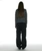 PARTIMENTO WOMEN Drawstring Rounding Slacks_Charcoal