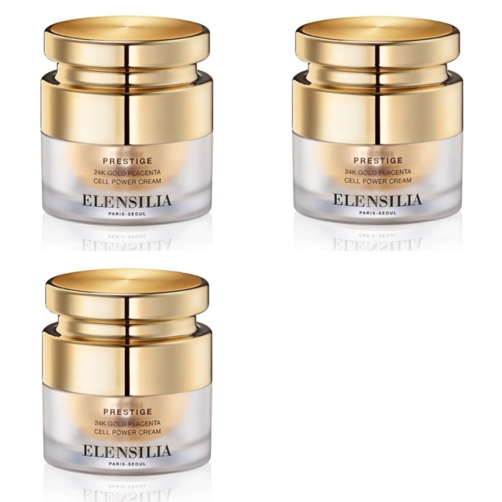 Elensilia Prestige 24K Gold Placenta Cell Power Cream 50ml*1Pc/2Pcs/3Pcs/4Pcs