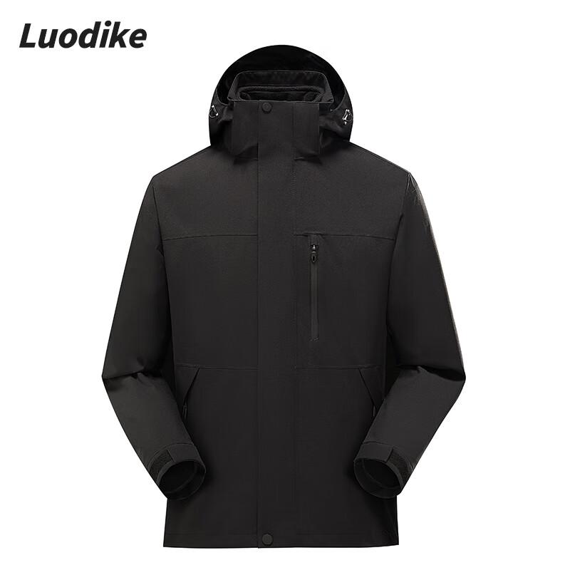 Luodike Unisex 3-in-1 Outdoor Jacket with Fleece Liner L4V3FC1537