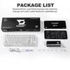 YUNZII X71 Keyboard, Crystal Ice, White, 68% Layout