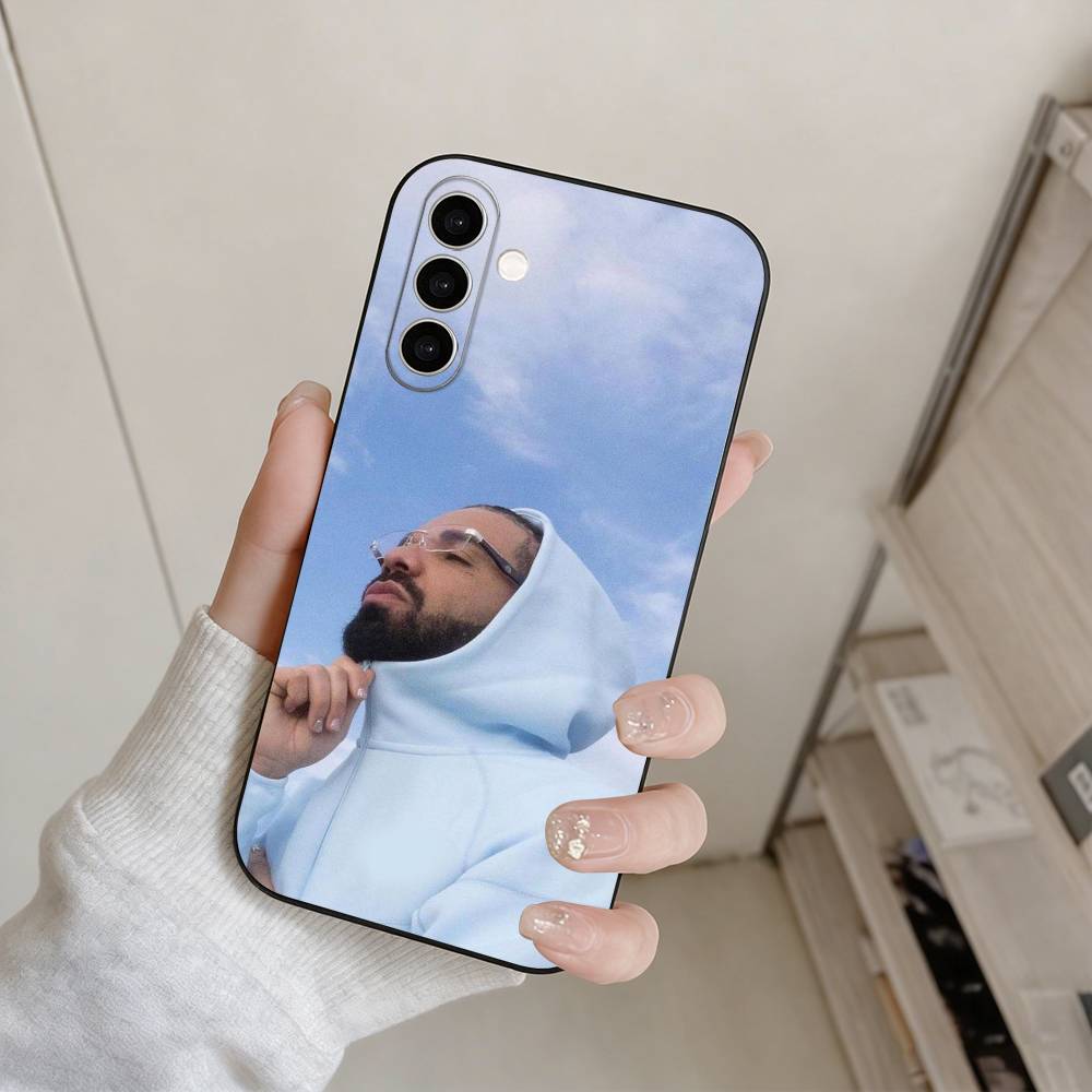 Canadian Rapper Drake Phone Case For Samsung Galaxy A73,A72,A71,A70,A53,A52,A51,Others Soft Black Cover