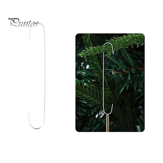Decorative Hangers for Christmas Trees Ornament Hooks, Metal Wire Hanging Hook, C-Shaped Easy to Use Tree Hooks Ornaments Hanger Decoration,
