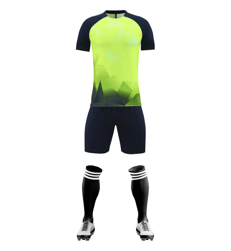 Soccer Uniform Set Summer New Short Sleeve Shorts Competition Jersey Adult Boys And Girls Team Training Uniform 2303