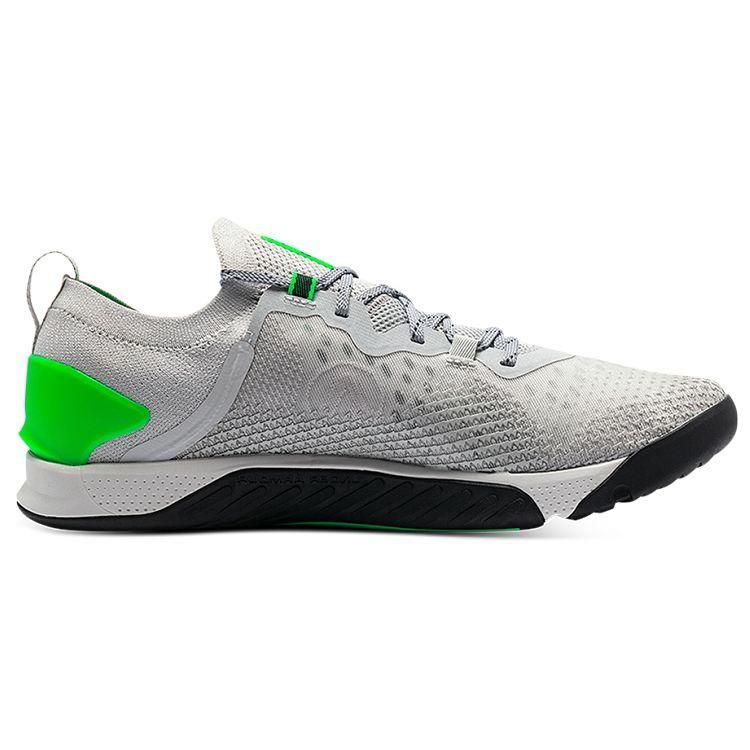 Under Armour TriBase Reign 3 Grey Flux Men Sneakers Black 3024701-101