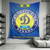 Dynamo Kyiv Wall Hanging Printed Fabric Blanket Decorative Tapestries for Bedroom Living Room Home Decor