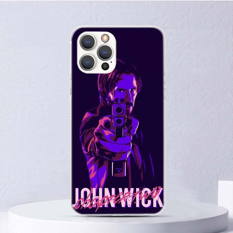 

John Wick 4 Movie Soft Case For iPhone 16 17 Air 16E 15 Plus 11 12 13 Mini 14 Pro Max Phone Cover Apple 7 8 SE Coque Funda iPhone 14 Pro