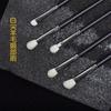 12Pcs Makeup Brush Set Natural Wool Cosmetic Brushes Eyeshadow Blush Foundation Powder Contour