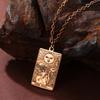 Tarot Card Necklace The Sun Tarots Stainless Steel Necklaces Divination Major Arcana Jewelry Gift Good Luck Talisman