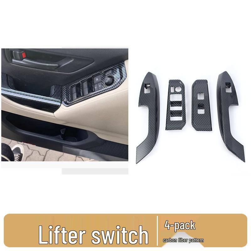 Land Cruiser LC300 Carbon Fiber Interior Door Handle Armrest Trim