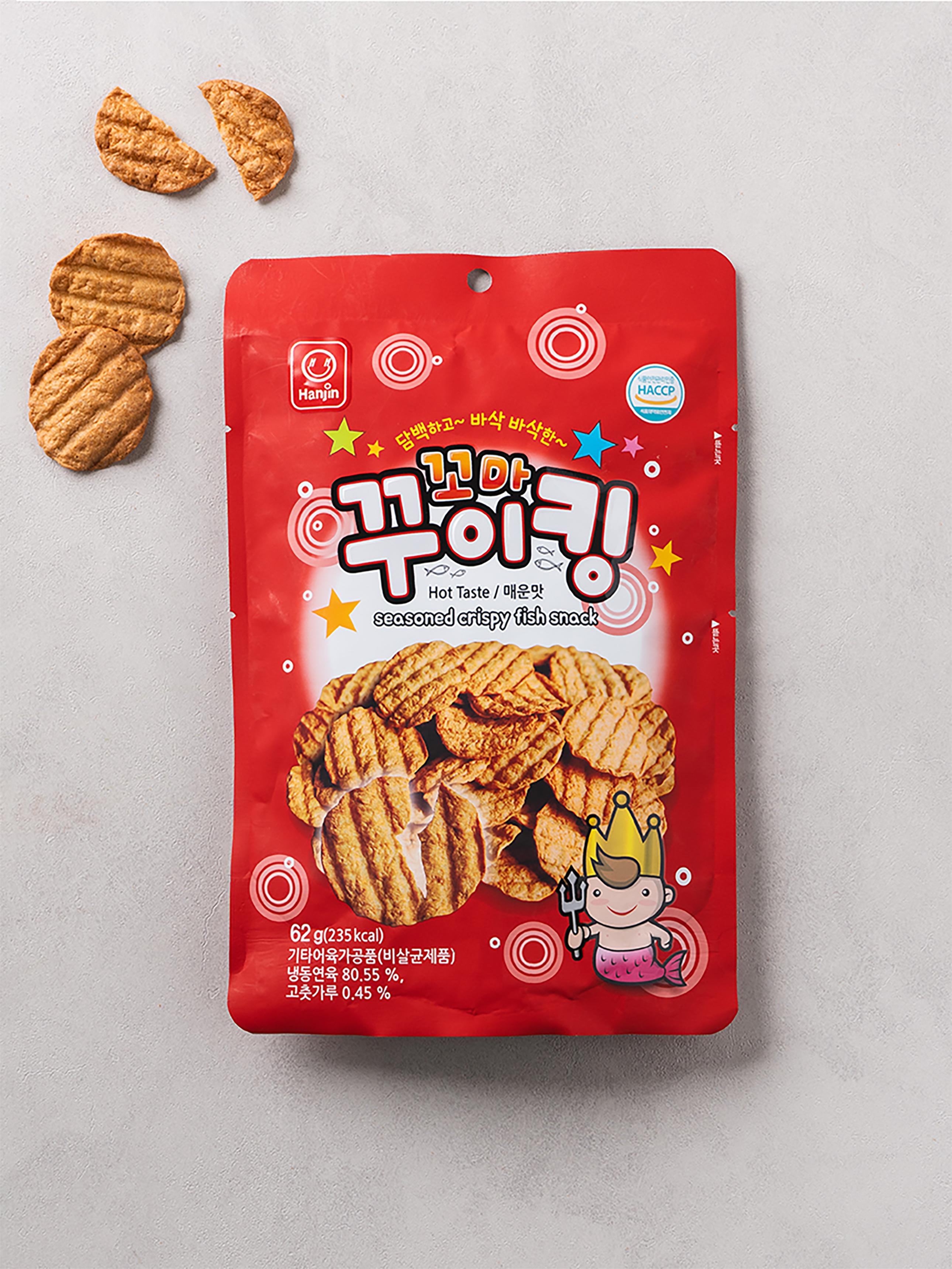 Mini Spicy Crispy Fish Snack 62g 1ea