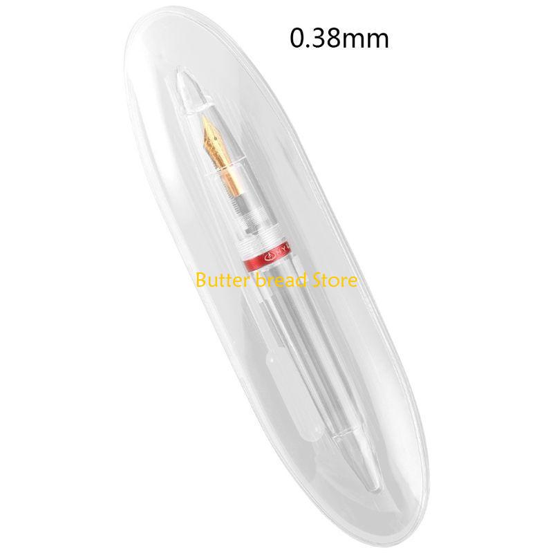 

W89C Beginner Calligraphy Pen One-piece for Iridium Nib Transparent Pen Body for 0.38mm красный
