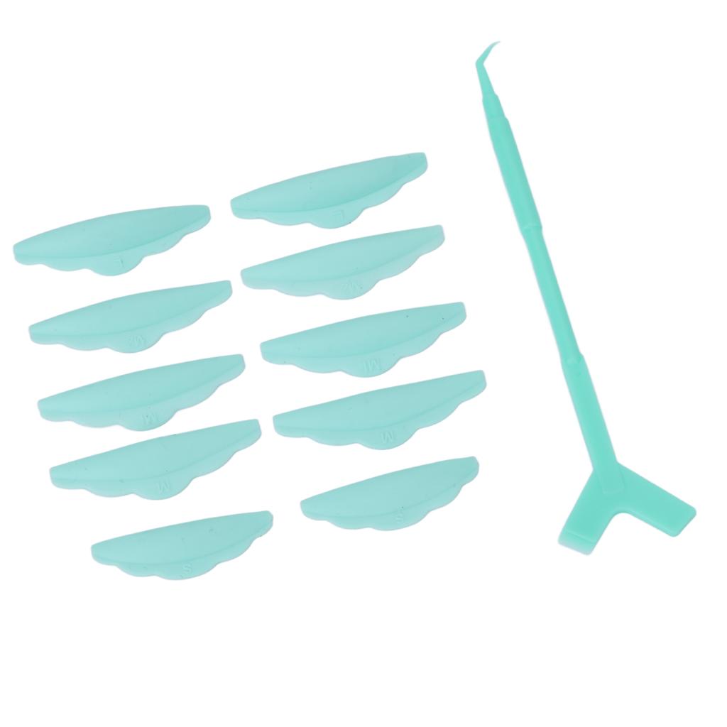 Eyelash Lash Perm Tools 5 Pairs Eyelash Lash Perm Silicone Pads 10 Pieces Y Shape Eyelash Lift