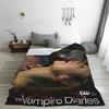 Coperte Personalizzate The Vampire Diaries Calda Coperta in Flanella per Letto Divano Copriletto