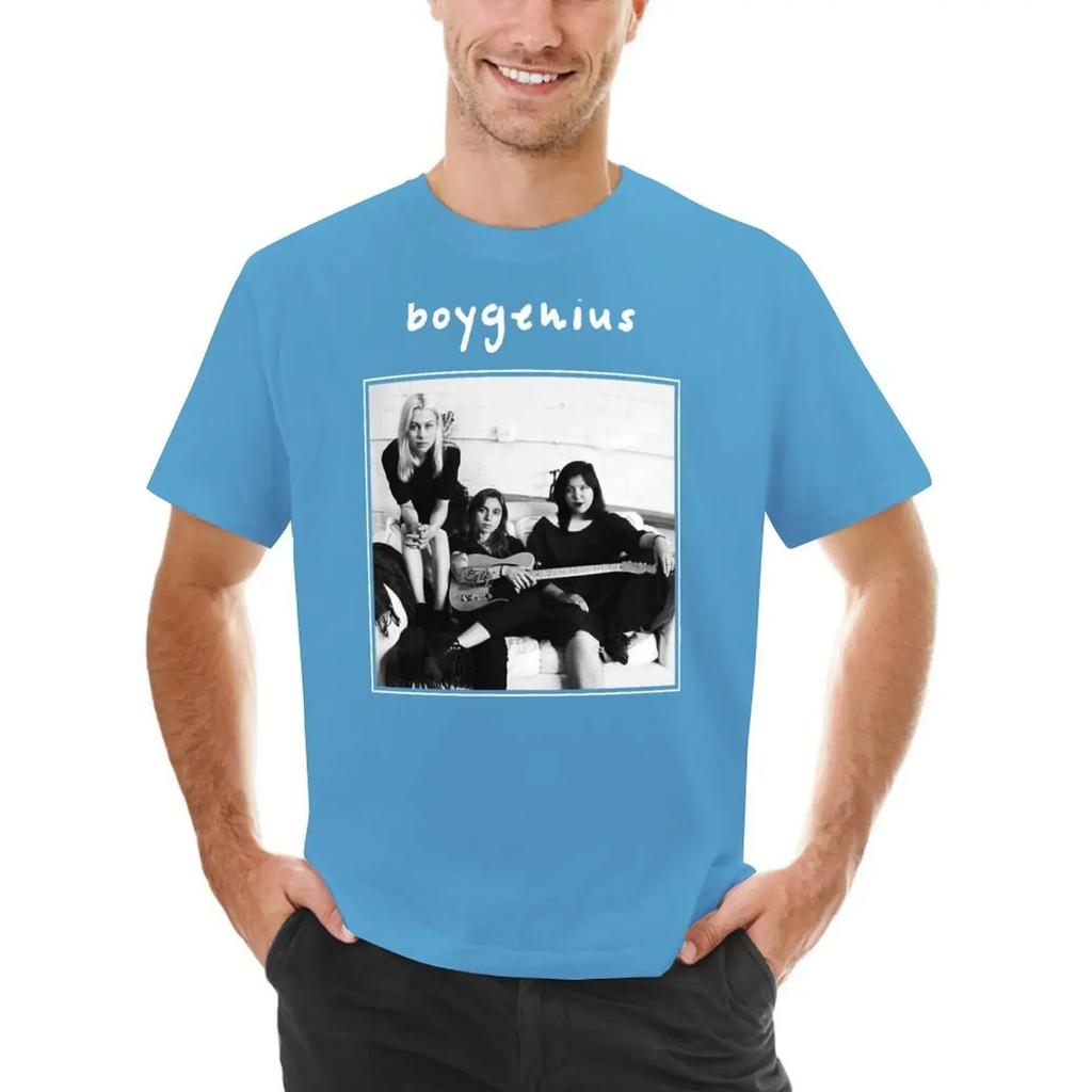 BOYGENIUS T-shirt summer tops sports fans heavyweights tops Short sleeve tee