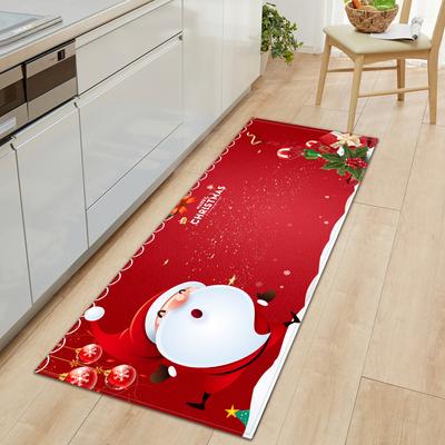 Weihnachts-Küchen-Sandteppich Fußmatte Langer Bodenteppich
