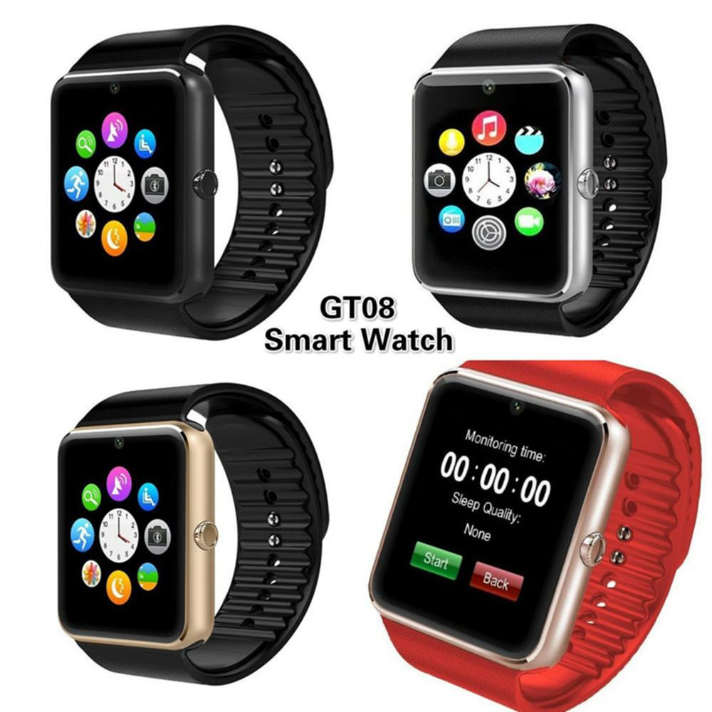 Buy GT08 Bluetooth Smart Watch LCD Touch Screen Smartwatch for Apple Iphone  IOS Android Phone Wrist Wear Smart Watch at affordable prices — free  shipping, real reviews with photos — Joom