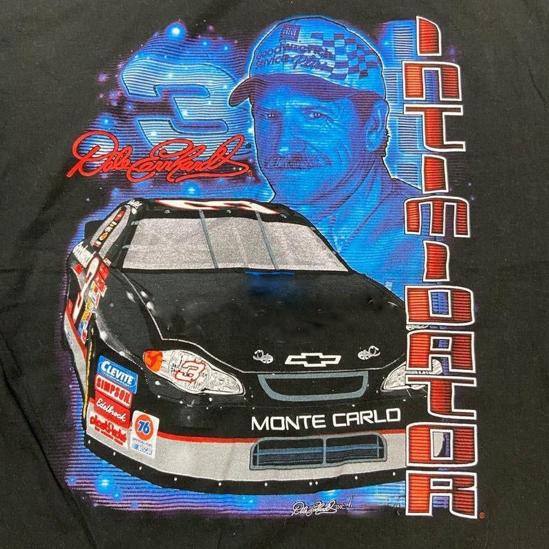 Dale Earnhardt Racing Black T Shirt KK502 Unisex T-Shirt XL