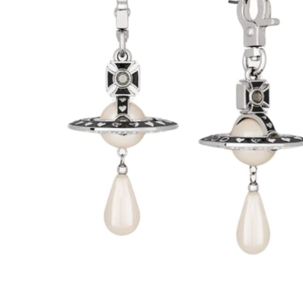 Vivienne Westwood Earrings Women's Black/Silver 62020181-02P740