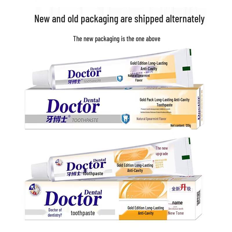 Doctor Tooth Long-lasting Anti-Cavity Toothpaste Family Pack